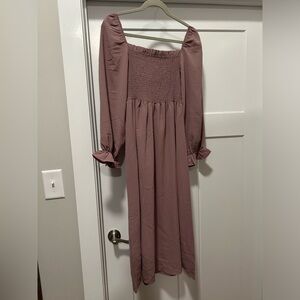 Mauve Midi Dress